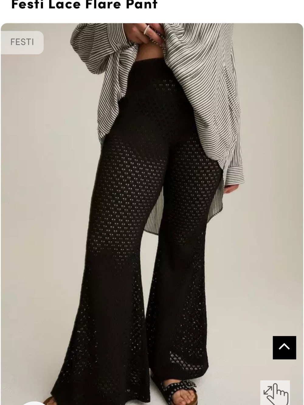 Festi torrid black flare pants Size 4